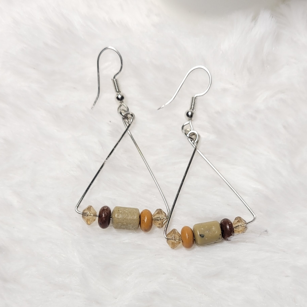 Womans handmade earrings